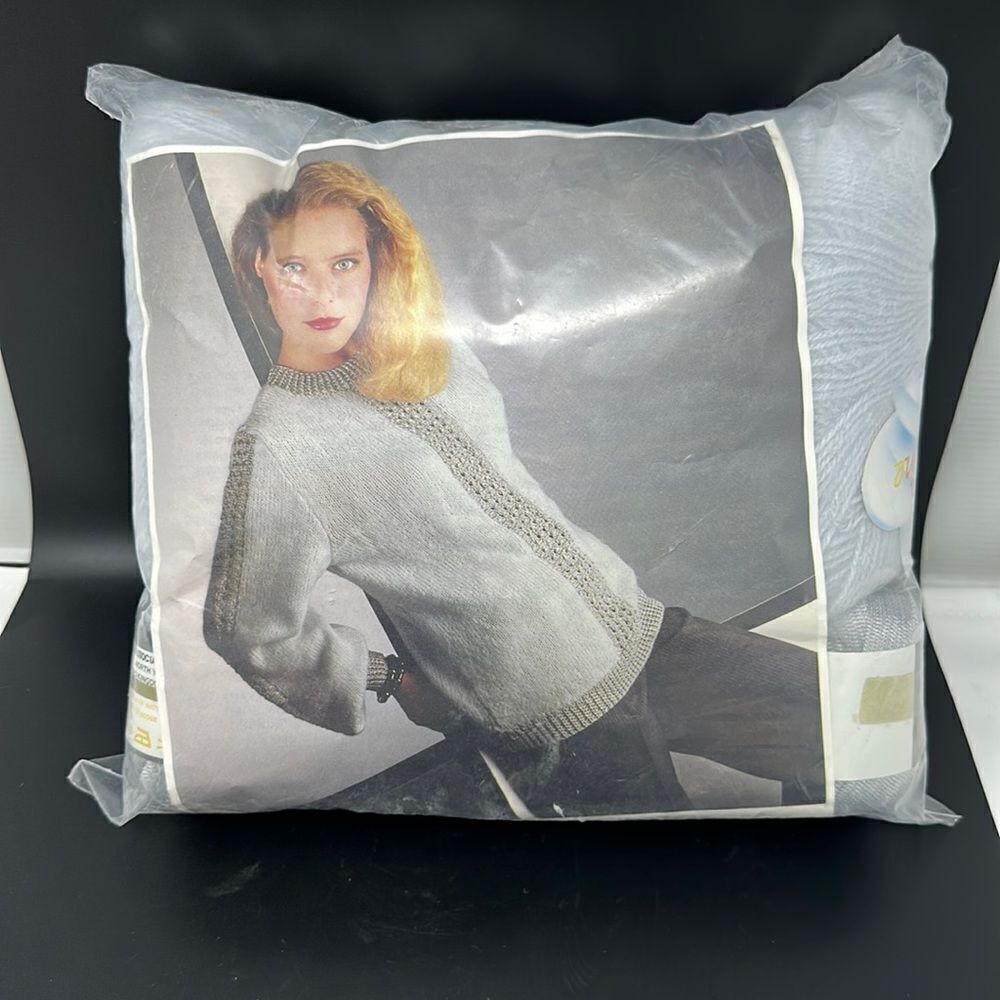 Vintage new Argyll fluffy one sweater